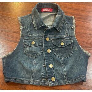 FOREVER 21 PREMIUM DENIM VEST SIZE SMALL